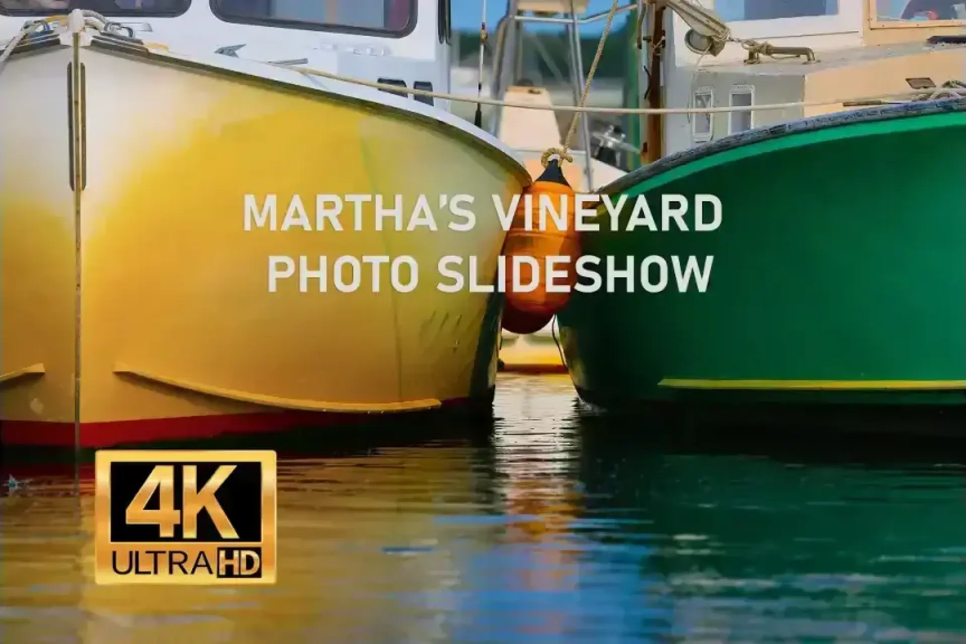 Martha's Vineyard Photo Slideshow and Ambient Audio Birds Singing